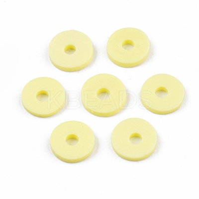 Handmade Polymer Clay Beads CLAY-R067-6.0mm-B23-1
