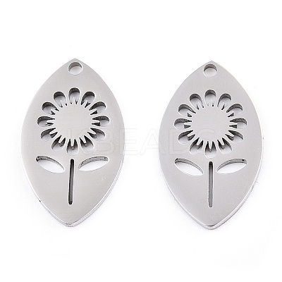 Non-Tarnish 304 Stainless Steel Pendants STAS-T063-208P-1