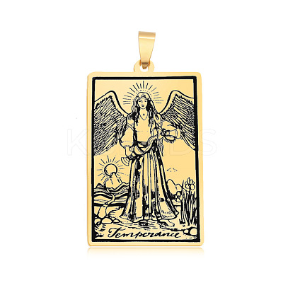 201 Stainless Steel Pendants STAS-S105-LA460-19-1