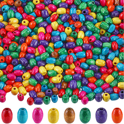 Natural Wood Beads WOOD-GF0002-14A-1