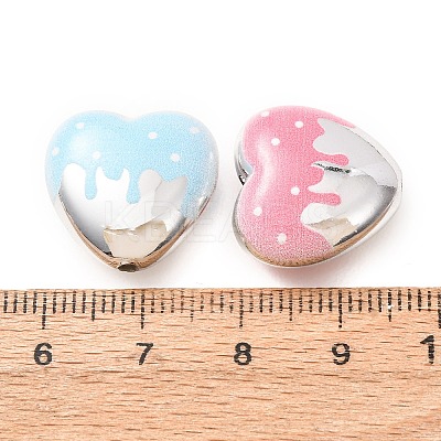 Plating Printed Acrylic Beads AC-CBACACC-15-1