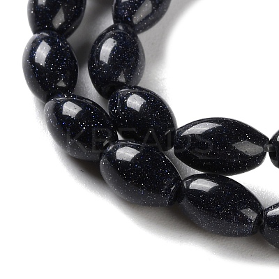 Synthetic Blue Goldstone Beads Strands G-I369-B21-01A-1