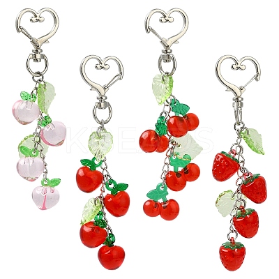 Resin Fruits Pendant Decoration KEYC-YW00168-01-1