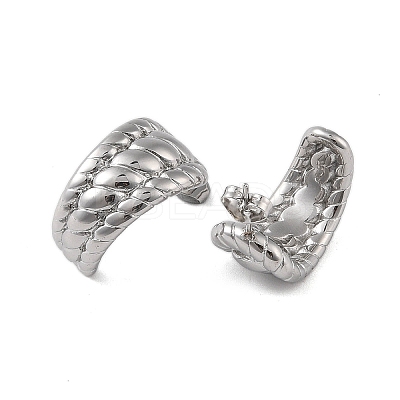 304 Stainless Steel Earrings LS-EJEW-O004-18P-1