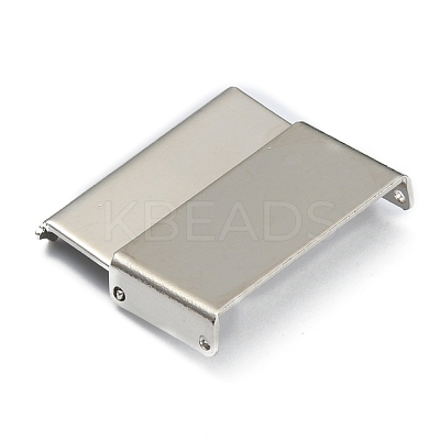 Zinc Alloy Ribbon Crimp Ends FIND-WH0126-13D-P-1