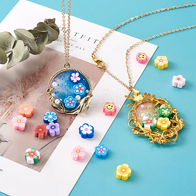 Handmade Polymer Clay Cabochons CLAY-TA0001-07-1