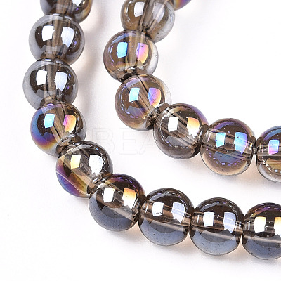 Electroplate Transparent Glass Beads Strands LS-GLAA-T032-T4mm-AB02-1
