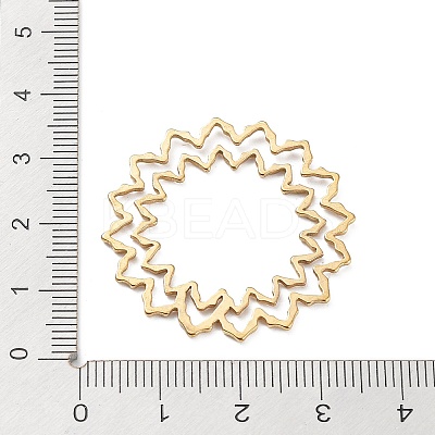 304 Stainless Steel Hollow Pendants LS-STAS-Q313-02G-1