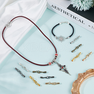 48Pcs 6 Colors Brass Lobster Claw Clasps KK-SC0005-86-1