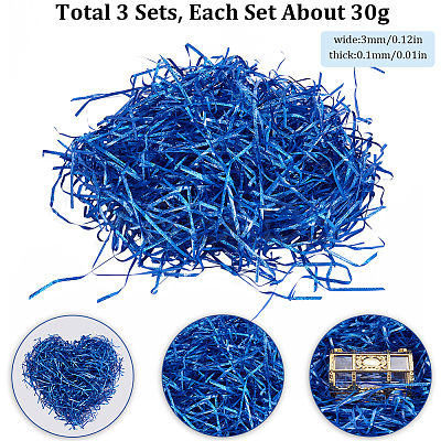 Raffia Crinkle Cut Paper Shred Filler DIY-SP0002-40A-1
