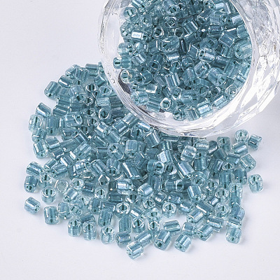 8/0 Two Cut Glass Seed Beads SEED-S033-10A-04-1