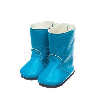 PU Leather Doll Rainshoes DOLL-PW0001-304-06-1
