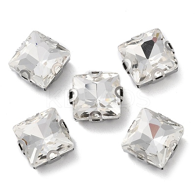 Square Sew on Rhinestone RGLA-L028-06F-01-1