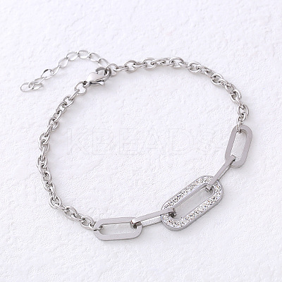 European Style Stainless Steel Chain Bracelets VB6385-1