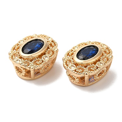Brass with Glass Multi-Strand Links KK-B074-15G-02-1