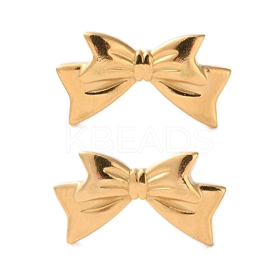 304 Stainless Steel Stud Earrings for Women EJEW-K306-04G-1
