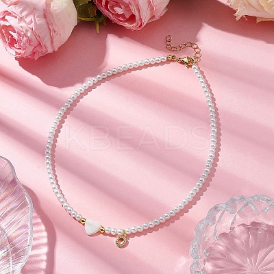 Brass Micro Pave Grade AAA Cubic Zirconia Letter Pendant Necklaces NJEW-JN04771-15-1
