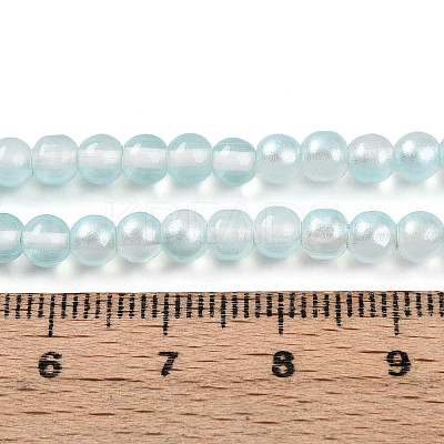 Baking Paint Transparent Glass Beads X1-DGLA-N011-4mm-05-1