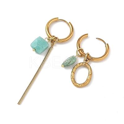 202 Stainless Steel Huggie Hoop Earrings EJEW-JE07392-1