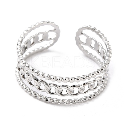 Tarnish Resistant 304 Stainless Steel Finger Rings RJEW-L102-07P-1