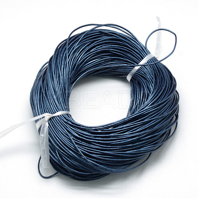 Spray Painted Cowhide Leather Cords WL-R001-1.5mm-40-1