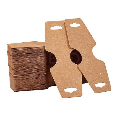 Cardboard Fold Over Paper Display Hanging Cards CDIS-SZ0001-01-1