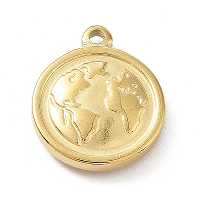 304 Stainless Steel Pendants STAS-K271-05G-1
