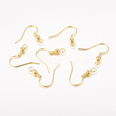 Brass Earring Hooks LS-X-KK-S075-G-1