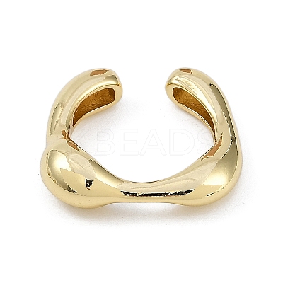 Brass Cuff Rings RJEW-U030-02G-01-1