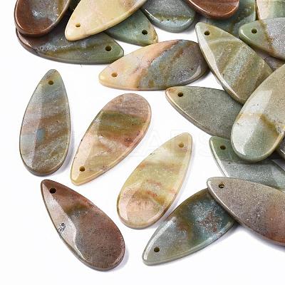 Natural Amazonite Pendants G-T111-08-1