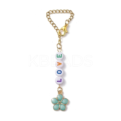 LOVE Acrylic Cup Charms HJEW-JM01837-1