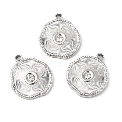 304 Stainless Steel Pendants STAS-R122-11P-1