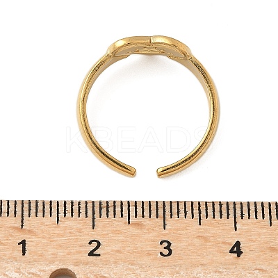304 Stainless Steel Cuff Rings RJEW-P150-16G-1
