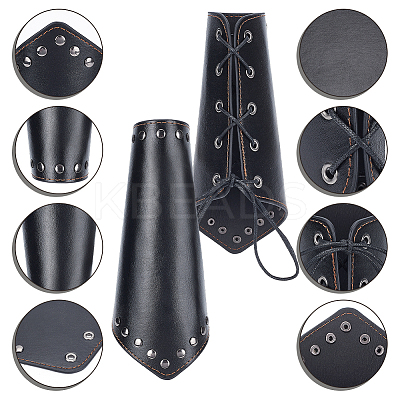 Adjustable PU Leather Cord Bracelets AJEW-WH0250-75B-1