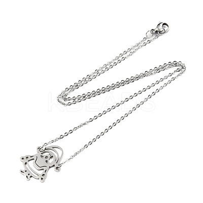 Non-Tarnish Christmas Theme NJEW-S105-JN540-1-1