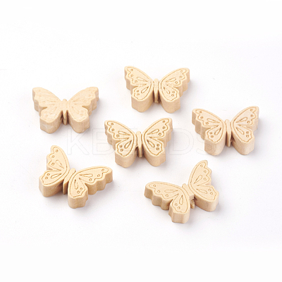 Unfinished Wood Beads WOOD-S037-071-1