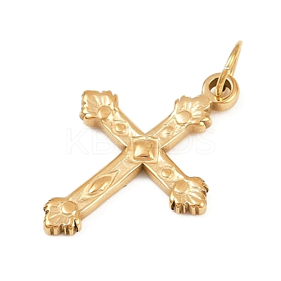 304 Stainless Steel Pendants STAS-K307-02C-G-1