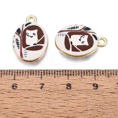 Printed Alloy Pendants PALLOY-SZC0008-05I-1