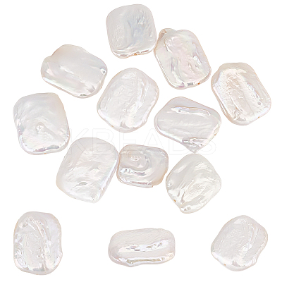 10Pcs Natural Keshi Pearl Beads Strands PEAR-GO0001-19-1