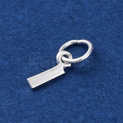 925 Sterling Silver Letter Charms STER-C012-01S-I-1