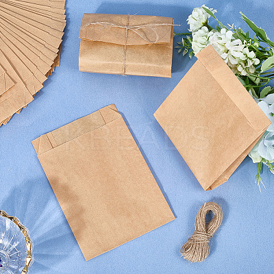 50Pcs Rectangle Paper Baking Bags CARB-SP0001-05C-02-1