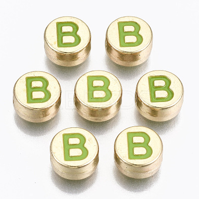 Alloy Enamel Beads X-ENAM-S122-029B-RS-1