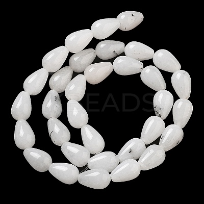 Natural White Jade Beads Strands G-B106-A31-02-1