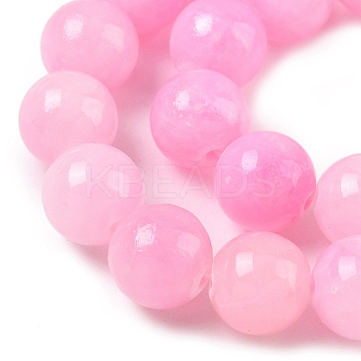 Natural Mashan Jade Round Beads Strands G-D263-10mm-XS23-01-1