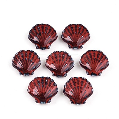 Handmade Porcelain Beads PORC-N009-01K-1