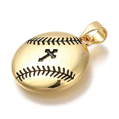 Rack Plating Brass Pendants KK-I720-70G-1