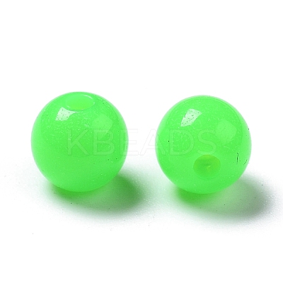 Fluorescent Acrylic Beads LS-MACR-R517-6mm-07-1