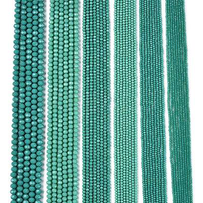 Opaque Solid Color Imitation Jade Glass Beads Strands EGLA-A044-P8mm-D31-1