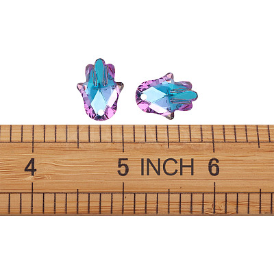 K9 Glass Rhinestone Pendants X-GLAA-TA001-008-1
