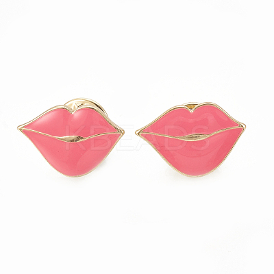 Eco-Friendly Zinc Alloy Enamel Brooches JEWB-N003-06-1